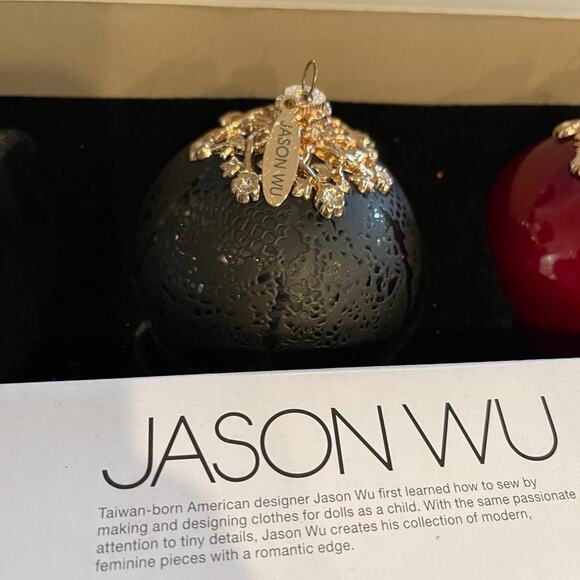 Jason Wu designer Christmas ornaments -2 Exclusive
